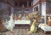 Fra Filippo Lippi, Scenes from the life of St.John the Baptist:Herod Feast